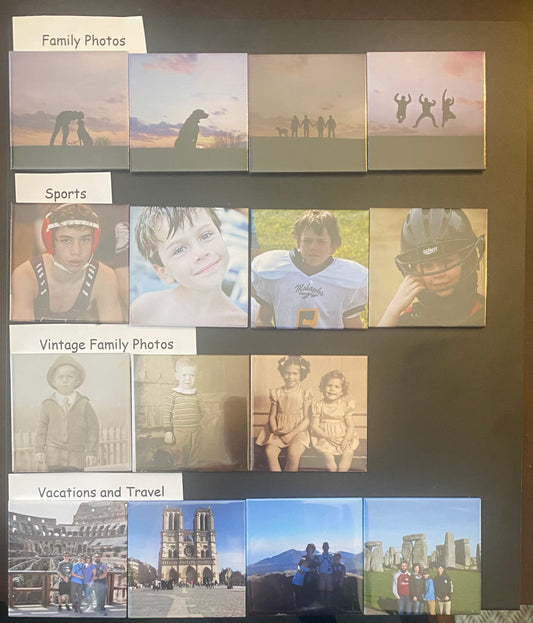 Custom Photo Magnets Set of 6