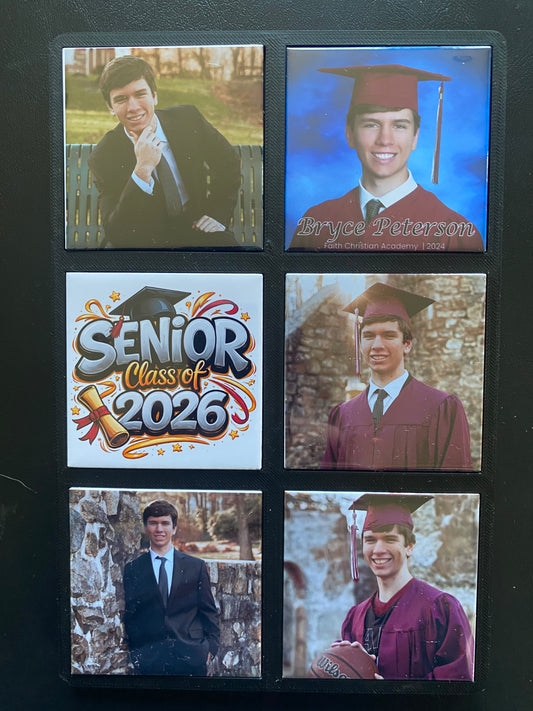 Custom Photo Magnets Set of 6