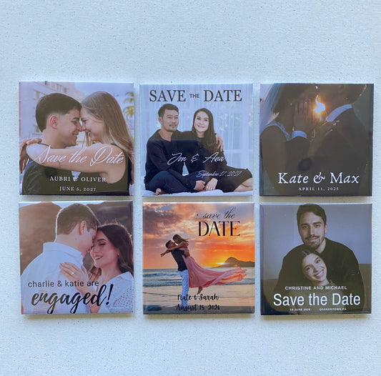 Save the Date Magnets Set