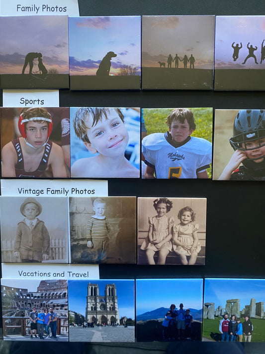 Custom Photo Magnets Set of 6