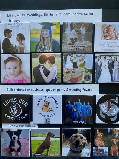 Custom Photo Magnet Set of 24 (one image)