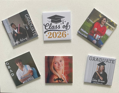 Custom Graduation Magnet Sets with designer layout